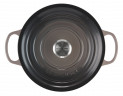 Le Creuset LE CREUSET Br\u00e4ter rund Flint SIGNATURE anthrazit LE CREUSET Br>4ter round Flint SIGNATURE