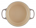 Le Creuset LE CREUSET Br\u00e4ter rund Flint SIGNATURE anthrazit LE CREUSET Br>4ter round Flint SIGNATURE