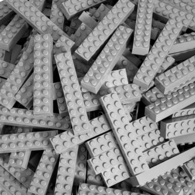 LEGO LEGO 2x10 Steine Hellgrau - 100x -Light bluish grey brick 3006 LEGO 2x10 Bricks Light Grey — 100x — Светло-голубовато-серый кирпич 3006