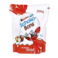 Kinder Schoko-Bons Шоколадные конфеты с молочной начинкой и фундуком 300г
