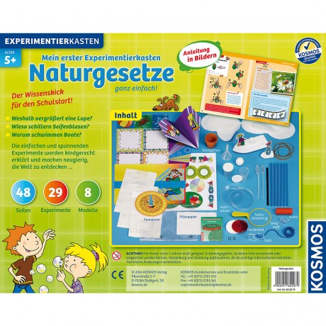 Kosmos Mein erster Experimentierkasten Naturgesetze Моя первая коробка для экспериментов Законы Природы