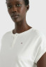 Tommy Hilfiger SIGNATURE TAPE Pyjama top ecru SIGNATURE TAPE Пижамный топ экрю