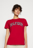 Tommy Hilfiger VARISTY HILFIGERC Print T-shirt royal berry VARISTY HILFIGERC Футболка с принтом королевская ягода