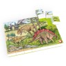 Hubelino  Puzzle 410191 Welt der Dinosaurier (35-teilig)  Пазл 410191 Мир динозавров (35 деталей)