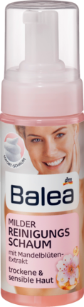 Balea (Балеа) Milder Reinigungsschaum Мягкая Пена для умывания с экстактом миндальных цветков для сухой и чувствительной кожи, 150 мл