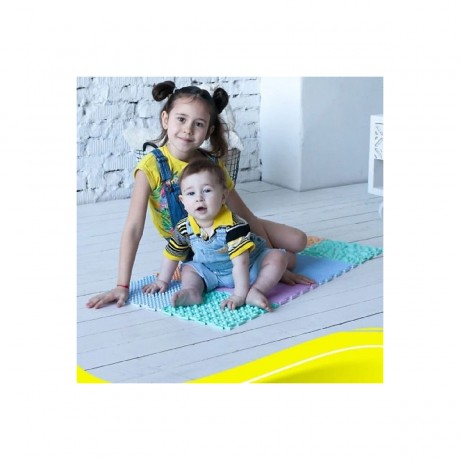 Montessori Sensomotorik-Matte-Set aus 8 Elementen Набор сенсомоторных ковриков из 8 элементов