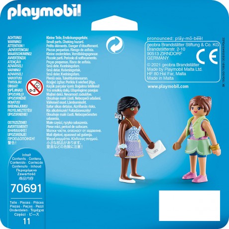 PLAYMOBIL PLAYMOBIL 70691 DuoPack Shopping-Girls PLAYMOBIL 70691 DuoPack для девочек