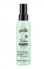 got2b Trockenshampoo Extra Pflege Liquid-to-Dry Spray, Жидкий-сухой спрей для безупречного свежего вида 150мл