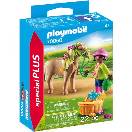 PLAYMOBIL PLAYMOBIL 70060 Madchen mit Pony PLAYMOBIL 70060 Девушка с пони