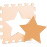 relaxdays 27 x Puzzlematte Sterne orange-beige 27 ковриков-пазлов звезды оранжево-бежевые