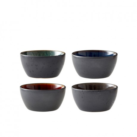 Bitz Bitz Gastro black / dark Schussel Set 4-tlg. d: 12 cm / h: 6 cm Набор мисок Bitz Gastro черный/темный из 4 предм. д: 12 см / в: 6 см