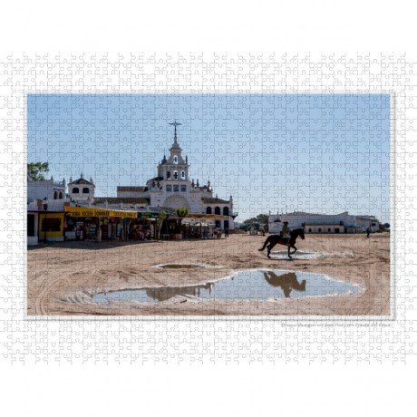 CALVENDO Puzzle CALVENDO Puzzle Emotionale Momente: El Rocio – Spaniens weltberuhmter Wallfahrtsort. Пазл CALVENDO Puzzle Эмоциональные моменты: Эль-Росио – всемирно известное место паломничества в Испании.