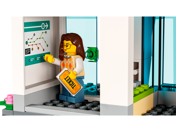 Lego Bahnhof Железнодорожная станция