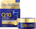 NIVEA Q10 Anti-Falten Extra-Reichhaltige Nachtpflege, 50 ml, Нивеа ночной крем пантенол, витамин E, коэнзим Q10 против морщин 50 мл