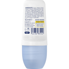 ISANA Deodorant Roll-on Fresh 50ml, Изана Шариковый дезодорант, свежий аромат, 24ч защита, 0% алюминия, 50 мл