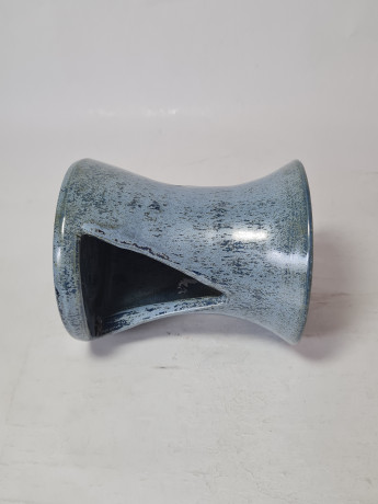 Керамическая ароматическая лампа винтажная, синяя, 11,5 x 10, Германия, 1960-70гг.