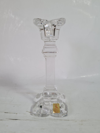 Подсвечник винтажный хрустальный Nachtmann, 15 x 6 см, Германия, 1960-70гг.