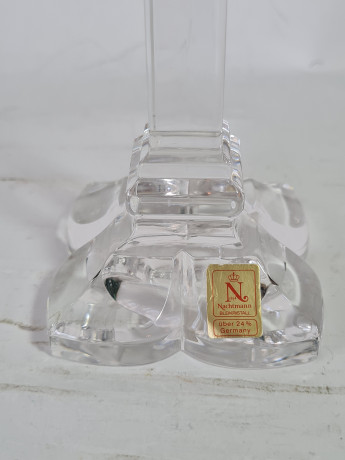 Подсвечник винтажный хрустальный Nachtmann, 15 x 6 см, Германия, 1960-70гг.