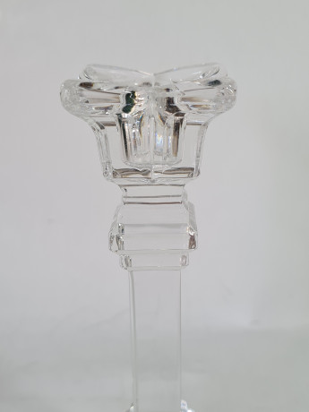 Подсвечник винтажный хрустальный Nachtmann, 15 x 6 см, Германия, 1960-70гг.