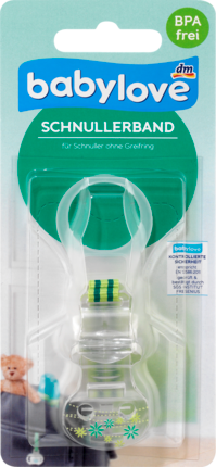 babylove Привесок для соски без кольца захвата, grun, 1 шт