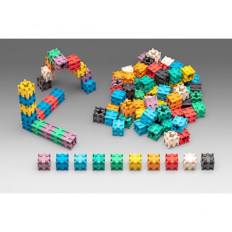 Wissner aktiv lernen Steckwurfel in 10 Farben (100 Stuck) Вставные кубики 10 цветов (100 штук)