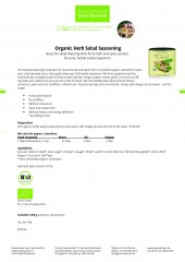 Krauterhaus Sanct Bernhardt Organic Herb Salad Seasoning, 300 г