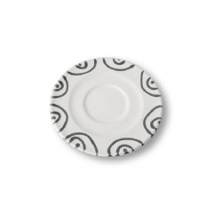 Gmundner Keramik Gmundner Keramik Graugeflammt Cappuccino-Untertasse Gourmet d: 14 cm Gmundner керамическое блюдце для капучино серого цвета с пламенем Gourmet d: 14 см