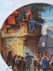 Bavaria Коллекционная декоративная тарелка &quot;Испанская серенада&quot;, 20 см, Германия, 1960-70гг.