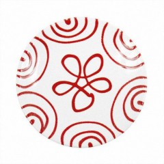 Gmundner Keramik Gmundner Keramik Rotgeflammt Kaffee-/Tee-Untertasse Cup d: 15 cm / h: 2,5 cm Gmundner керамическое блюдце для кофе/чая с красным пламенем Чашка d: 15 см / высота: 2,5 см