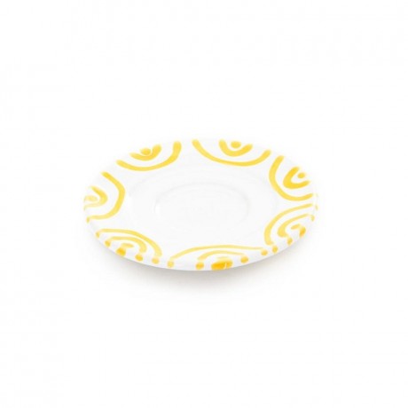 Gmundner Keramik Gmundner Keramik Gelbgeflammt Mokka-/Espresso-Untertasse Gourmet d: 11 cm Gmundner Ceramics Блюдце для мокко/эспрессо с желтым пламенем Gourmet d: 11 см