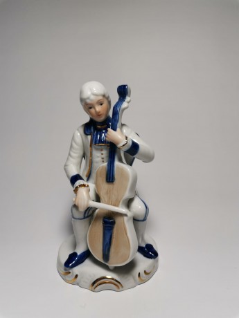 Capodimonte Каподимонте Набор коллекционных фигурок: арфа, виолончель, музыкальная мельница