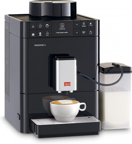 Melitta Melitta Kaffeevollautomat Caffeo Passione, Kaffeevollautomat+Milchbehalter,OneTouch Funktion, Kaffeeautomat Cafemaschine Kaffeemaschine mi Mahlwerk Vollautomat Cafe Полностью автоматическая кофемашина Melitta Caffeo Passione, полностью автоматиче