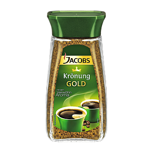 Jacobs Kronung Кофе Gold растворимый  200г