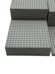 LEGO LEGO 16x16 Bauplatten Hellgrau - 20 Stuck - Light bluish grey 91405 Строительные пластины LEGO 16x16 светло-серые — 20 штук — светло-голубовато-серые 91405