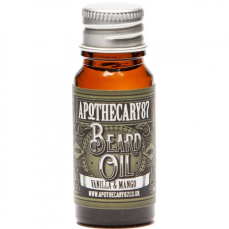 Apothecary87 Bartpflege Vanilla & Mango Beard Oil масло для бороды, с пипеткой / 50 мл