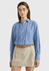 Tommy Hilfiger STRIPE Button-down blouse nola stp  desert sky STRIPE Блузка на пуговицах нола стп пустыня небо