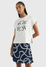 Tommy Hilfiger ROPE LOGO RELAXED FIT Print T-shirt weathered white ROPE LOGO RELAXED FIT Футболка с принтом выветрившийся белый