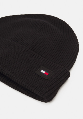 Tommy Hilfiger SMU BEANIEUNISEX Beanie black SMU BEANIEUNISEX Шапочка черный