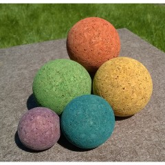 KORXX Korkbausteine 5er Kugel-Set Color Пробковые строительные блоки Набор из 5 цветных шариков