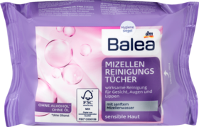 Balea (Балеа) Очищающие салфетки для лица, 25 шт