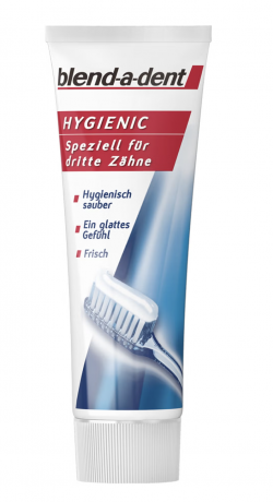 blend-a-dent Зубная паста Hygienic speziell для протезов, 3 штуки х 75 мл