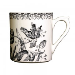 Gien Fayencerie Gien 'Tulipes Noires' Henkelbecher 0,30 l Gien &quot;Tulipes Noires&quot; Кружка с ручкой 0,30 л