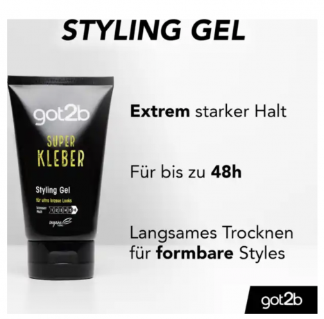 got2b Super Kleber Styling Gel Гель для укладки, ультра сильной фиксации, 150мл