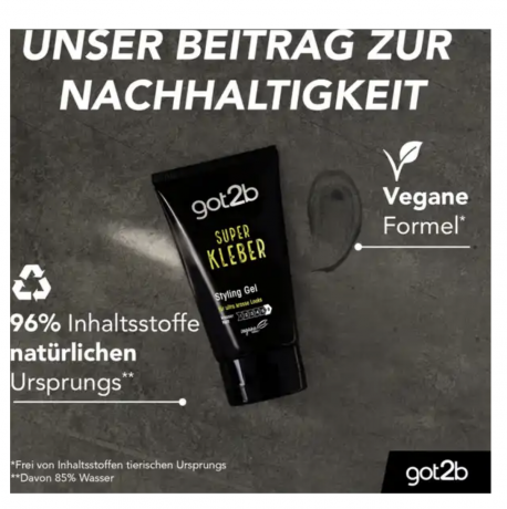 got2b Super Kleber Styling Gel Гель для укладки, ультра сильной фиксации, 150мл
