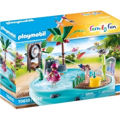 PLAYMOBIL PLAYMOBIL 70610 Spassbecken mit Wasserspritze PLAYMOBIL 70610 забавный бассейн с струей воды