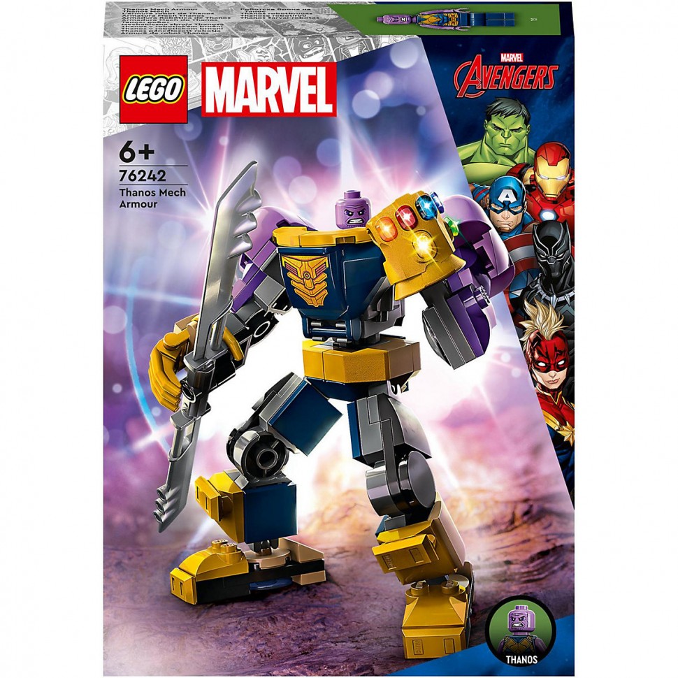 Купить LEGO LEGO Marvel Super Heroes 76242 Thanos Mech LEGO Marvel Super  Heroes 76242 Механический Танос в интернет-магазине Diskontshop.eu Германия  всего за 1 955 руб. в