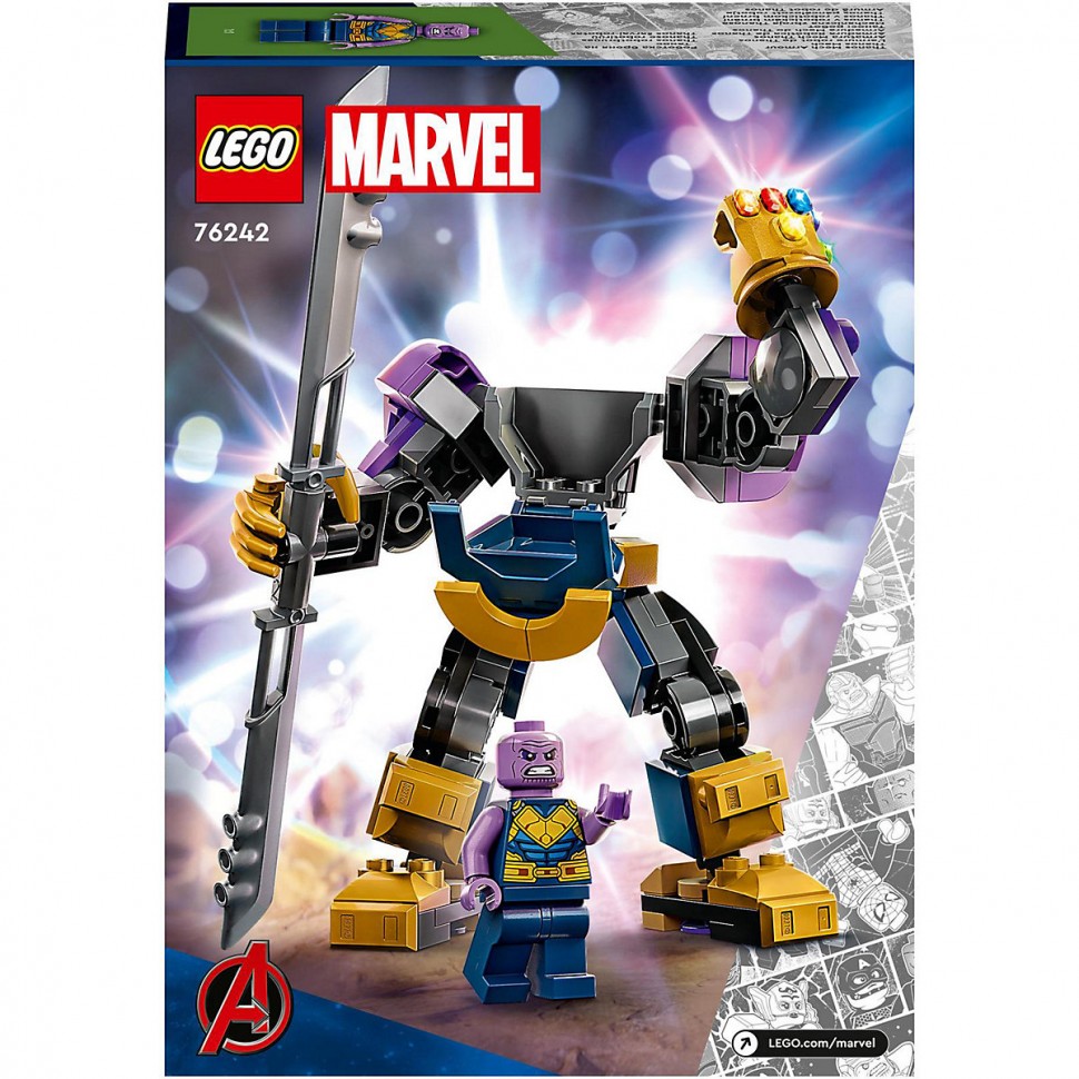 Купить LEGO LEGO Marvel Super Heroes 76242 Thanos Mech LEGO Marvel Super  Heroes 76242 Механический Танос в интернет-магазине Diskontshop.eu Германия  всего за 1 955 руб. в