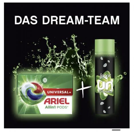 Lenor Wascheparfüm Unstoppables Duft von Ariel, Парфюм для стирки Цветочная свежесть Ariel, 275 грамм