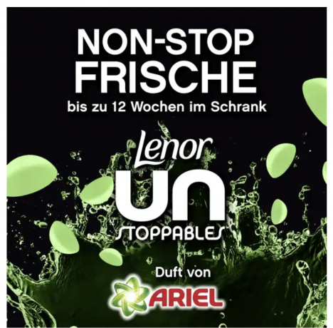 Lenor Wascheparfüm Unstoppables Duft von Ariel, Парфюм для стирки Цветочная свежесть Ariel, 275 грамм