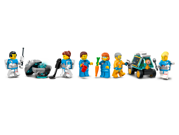 Lego Mond-Forschungsbasis Лунная исследовательская база